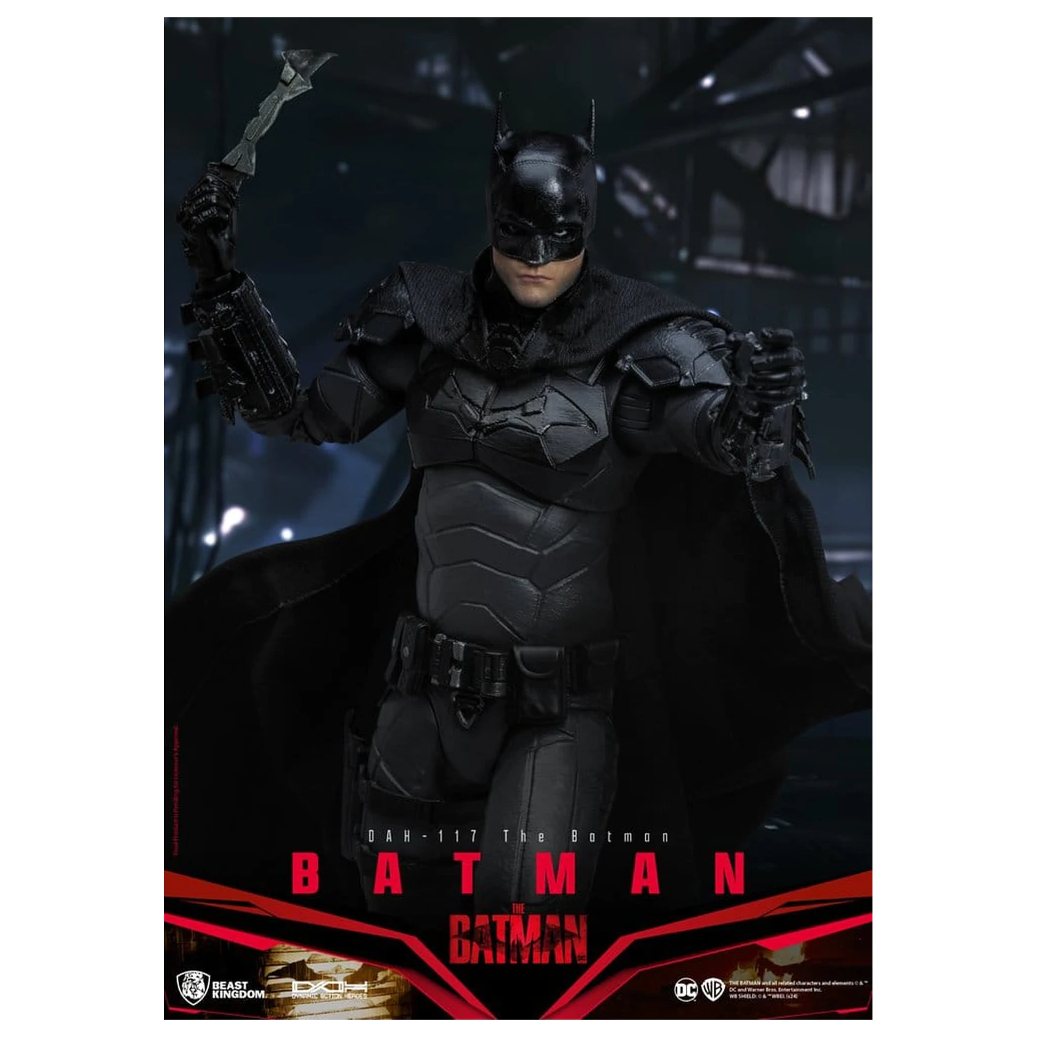 DC Comics Dynamic 8ction Heroes akciófigura Batman (The Batman) 21 cm termékfotó