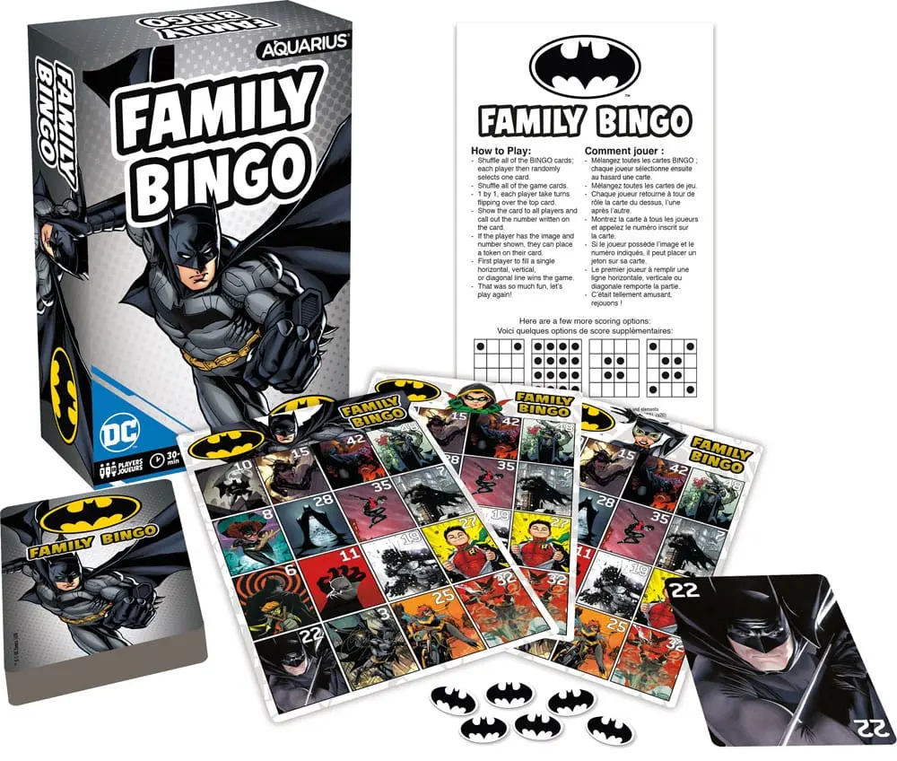 DC Comics Family Bingo Batman Angol nyelvű társasjáték termékfotó