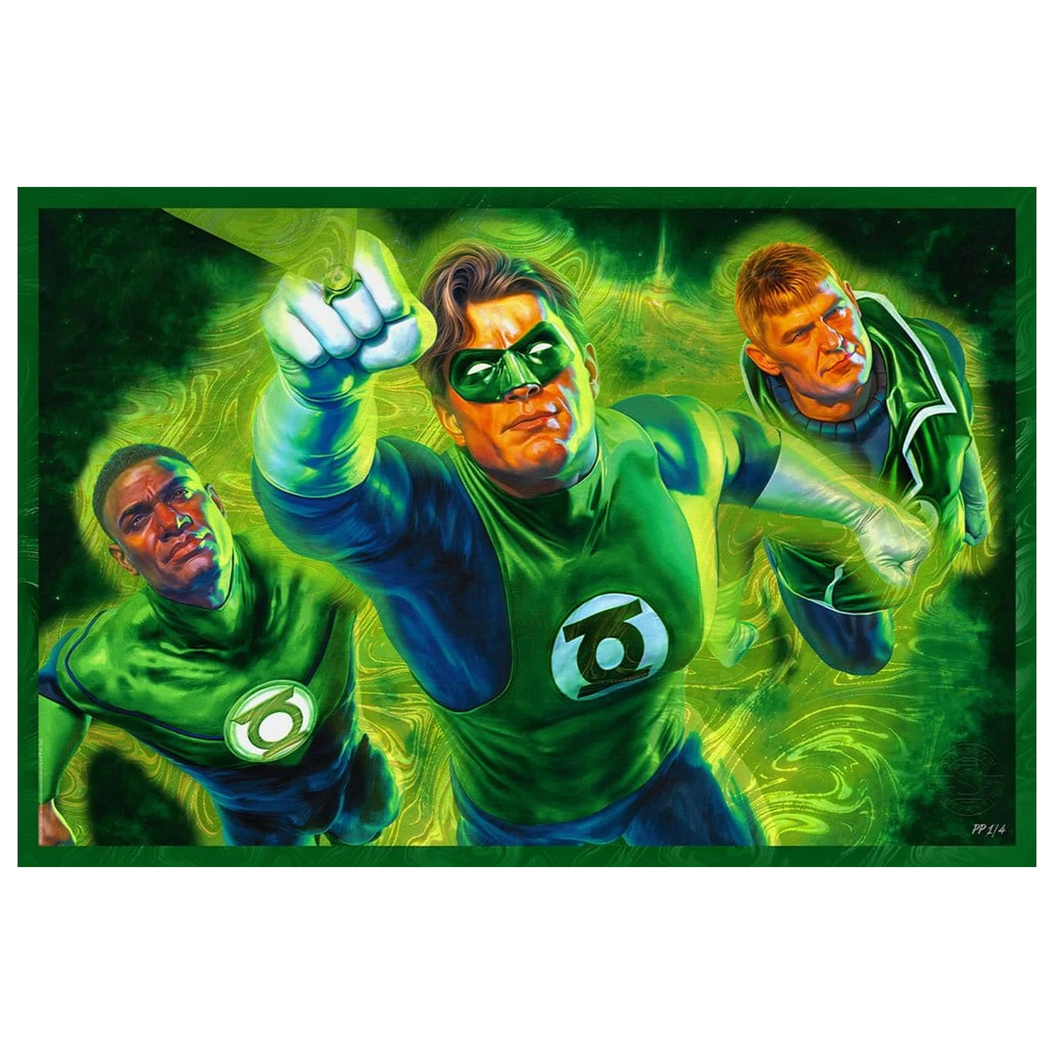 DC Comics Fine Art Print Green Lantern 61 x 41 cm - keretezetlen vászonkép termékfotó