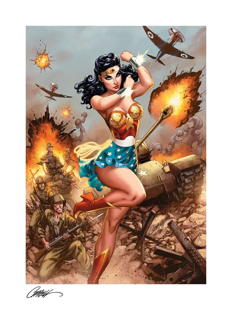 DC Comics Fine Art Print Wonder Woman #750: WWII 46 x 61 cm termékfotó
