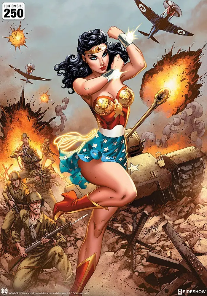 DC Comics Fine Art Print Wonder Woman #750: WWII 46 x 61 cm termékfotó