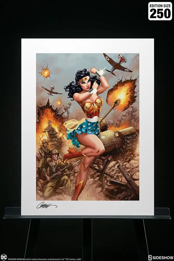 DC Comics Fine Art Print Wonder Woman #750: WWII 46 x 61 cm termékfotó