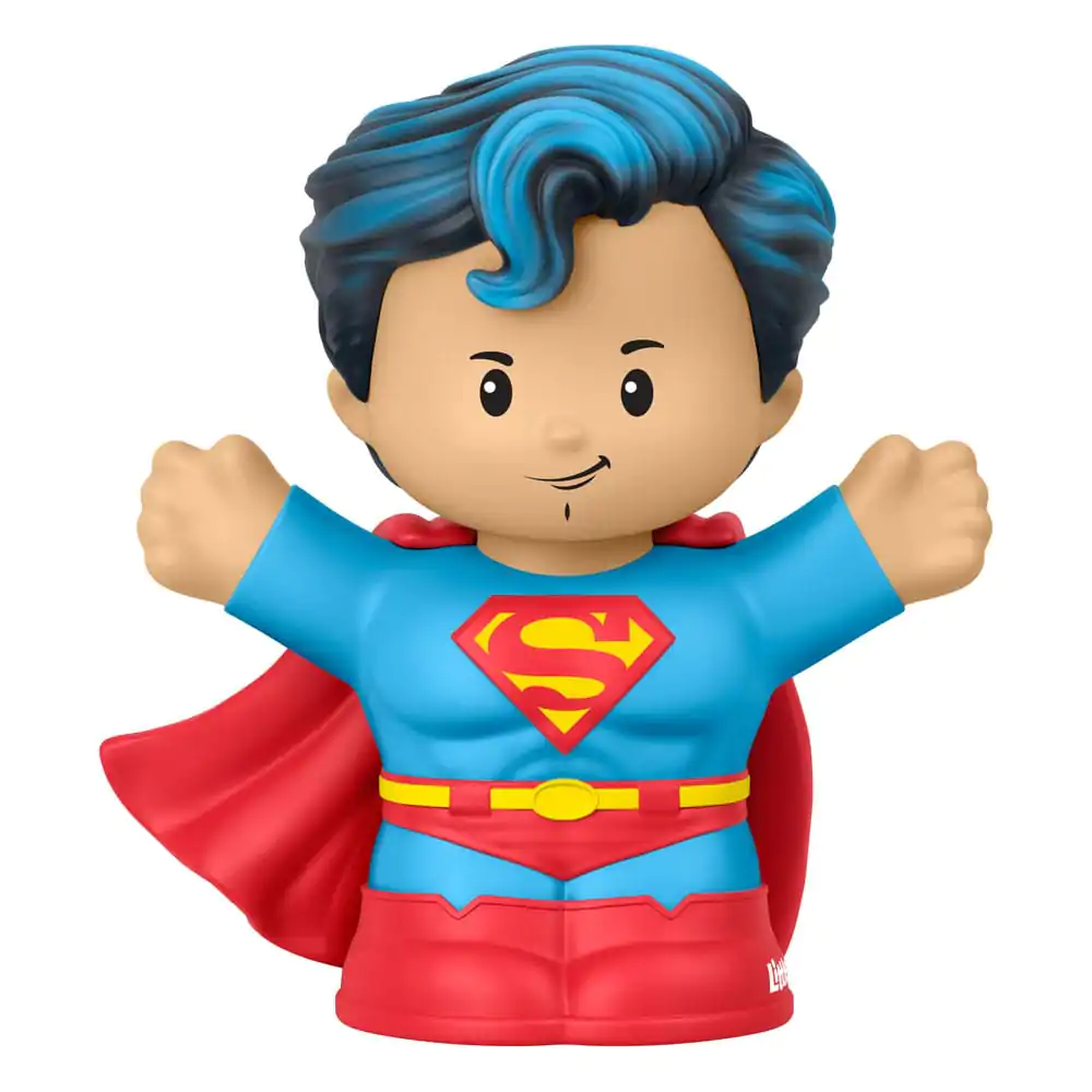 DC Comics Fisher-Price Little People Collector 4 db-os Mini figura csomag Superman: Through the Ages 7 cm termékfotó
