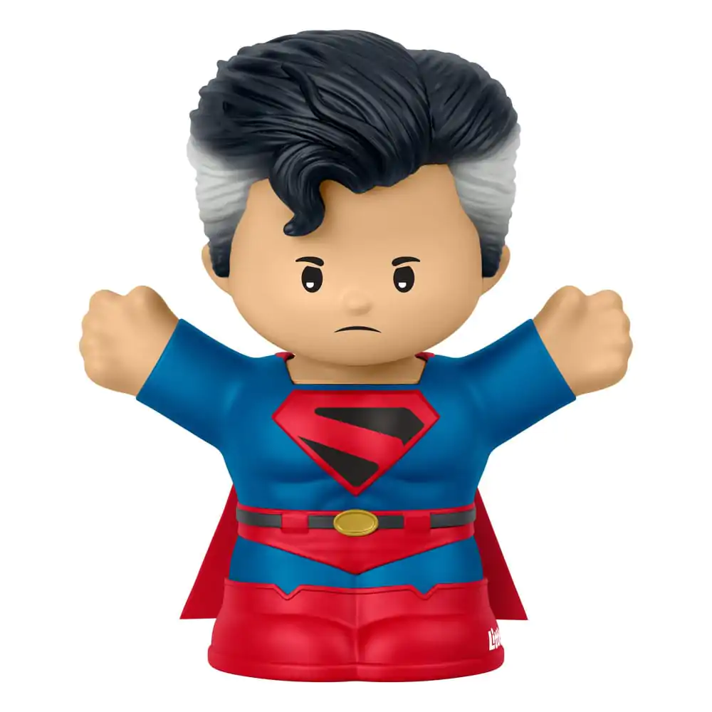 DC Comics Fisher-Price Little People Collector 4 db-os Mini figura csomag Superman: Through the Ages 7 cm termékfotó