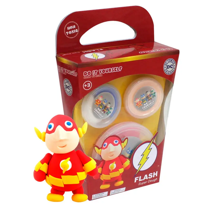 DC Comics Flash Szuper Doug DIY Agyag termékfotó