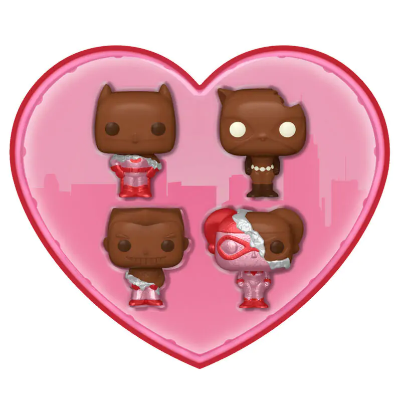 DC Valentines Choc Funko Pocket POP 4 db-os figura csomag 4 cm termékfotó