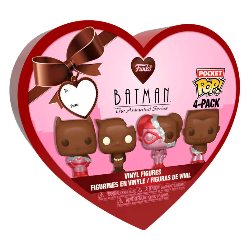 DC Valentines Choc Funko Pocket POP 4 db-os figura csomag 4 cm termékfotó