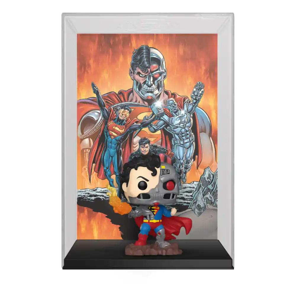 DC Comics Funko POP! Comic Cover Vinyl figura Cyborg Superman 9 cm termékfotó