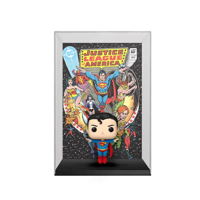 DC Comics Funko POP! Comic Cover Vinyl figura Justice League of America Superman 9 cm termékfotó