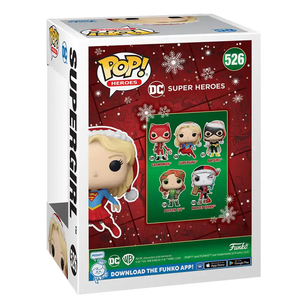 DC Comics Funko POP! Heroes Vinyl Figur Holiday '24- Supergirl 9 cm termékfotó