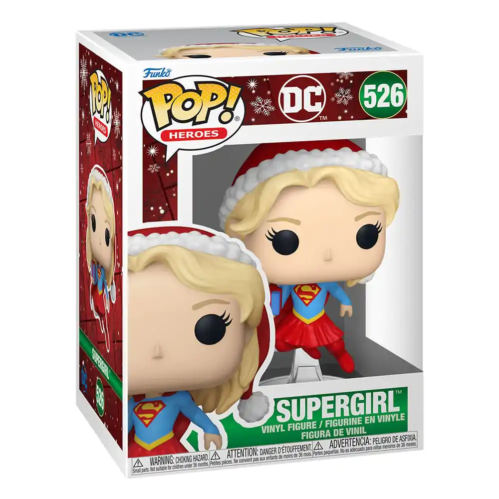 DC Comics Funko POP! Heroes Vinyl Figur Holiday '24- Supergirl 9 cm termékfotó