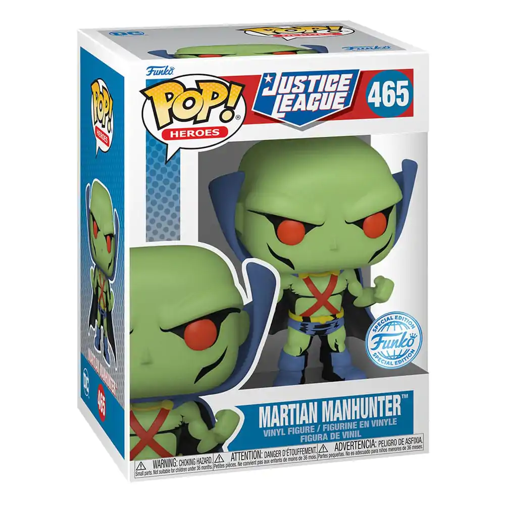 DC Comics Funko POP! Heroes Vinyl figura JL Comic - Martian Manhunter 9 cm termékfotó