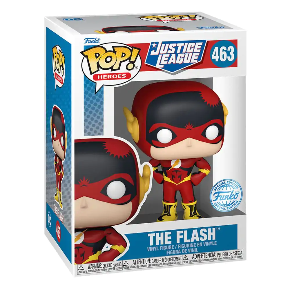 DC Comics Funko POP! Heroes Vinyl figura JL Comic - The Flash 9 cm termékfotó