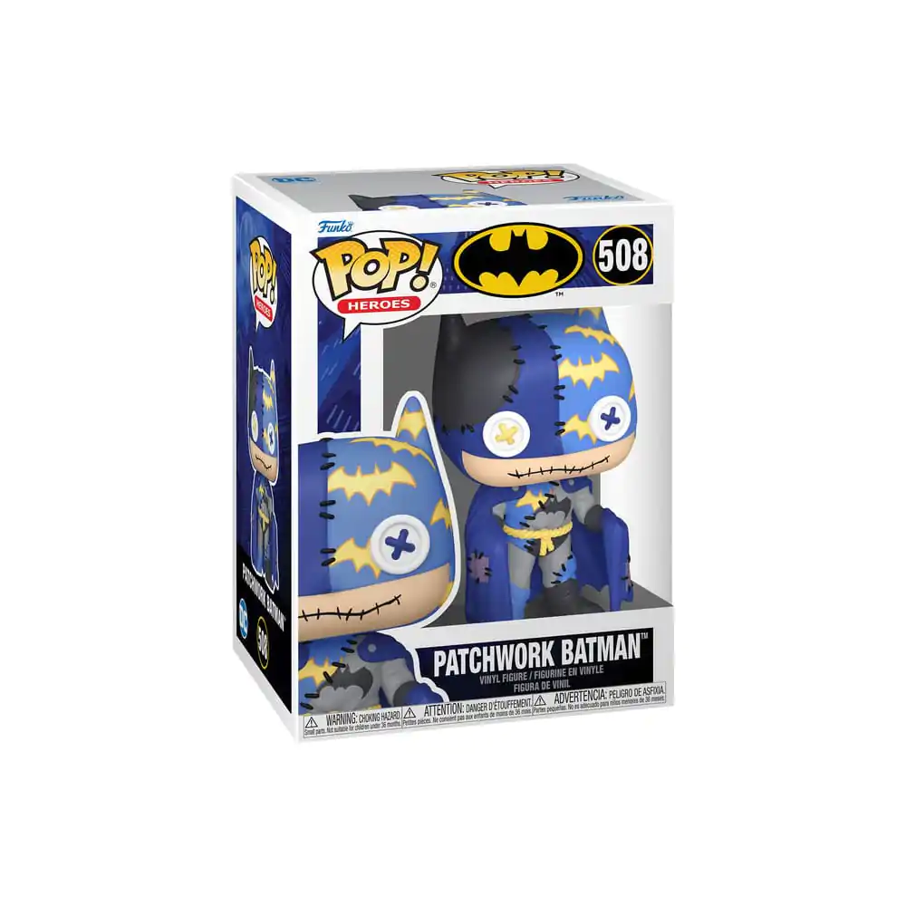 DC Comics Funko POP! Movies Vinyl figura Patchwork - Batman 9 cm termékfotó