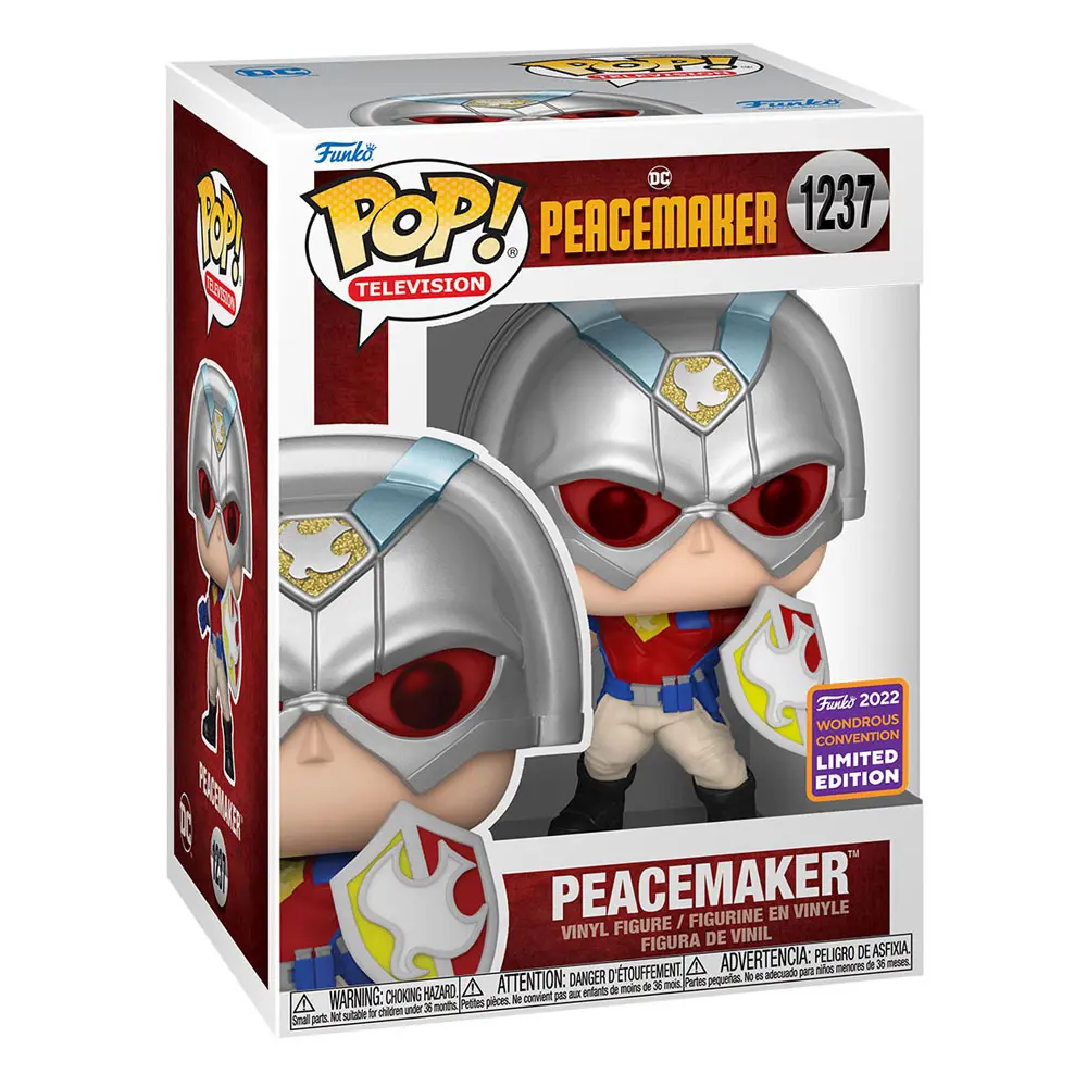 DC Comics Funko POP! Vinyl figura Peacemaker w/Shield 9 cm termékfotó