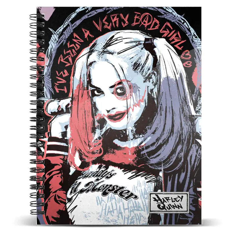 DC Comics Harley Quinn A4 jegyzetfüzet termékfotó
