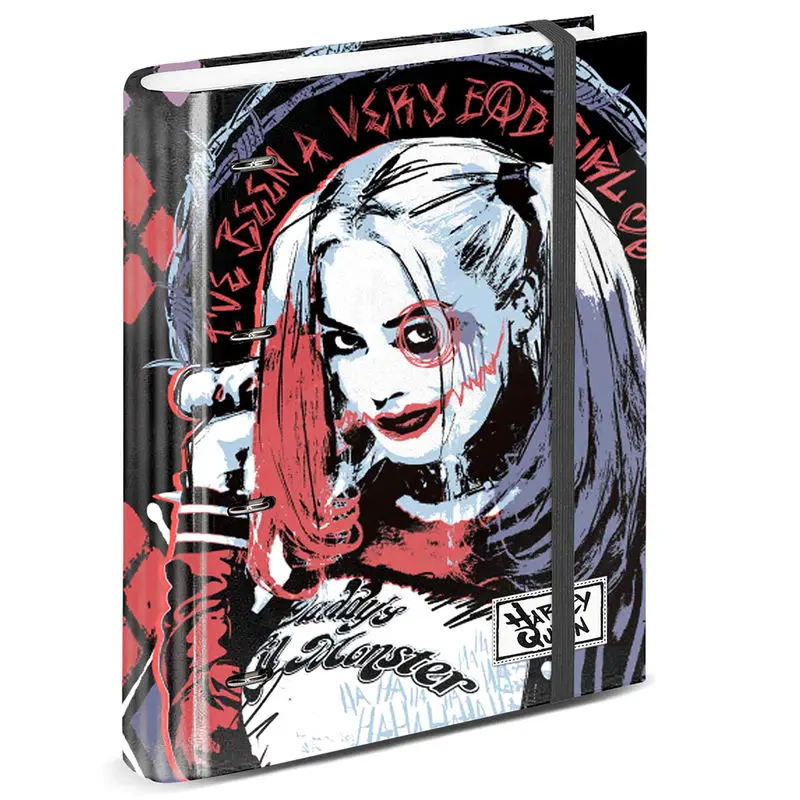 DC Comics Harley Quinn A4 karton mappa lapokkal termékfotó