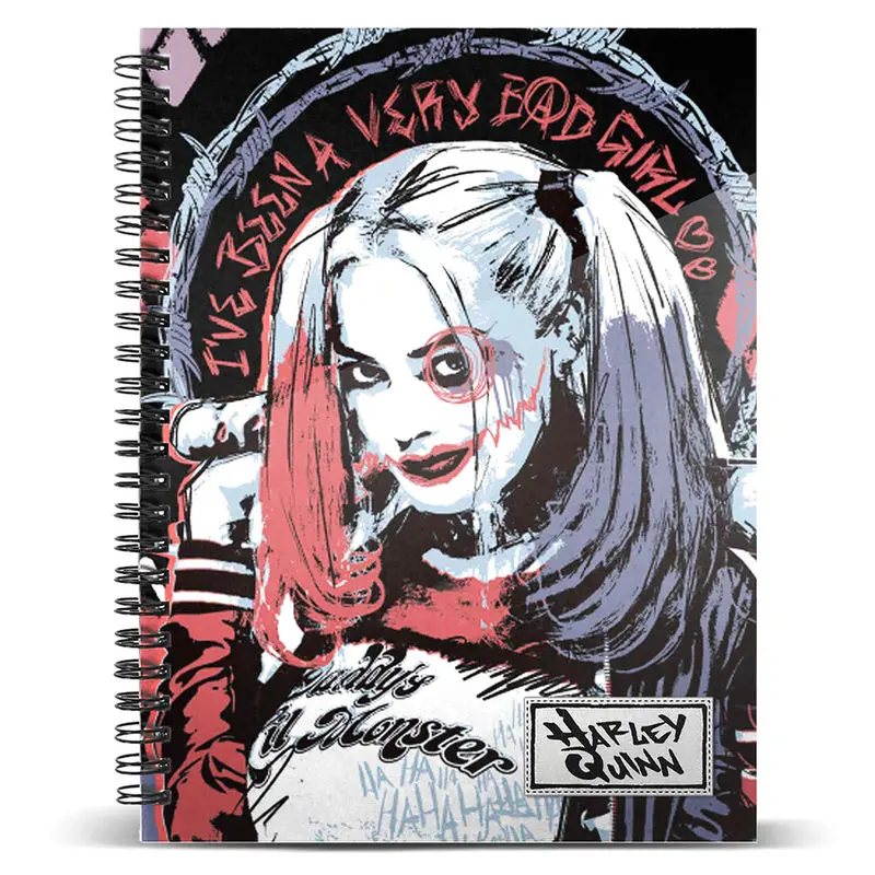 DC Comics Harley Quinn A5 jegyzetfüzet termékfotó