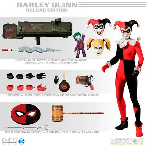 DC Comics Harley Quinn Deluxe The One 12 Collective mozgatható figura 16cm termékfotó