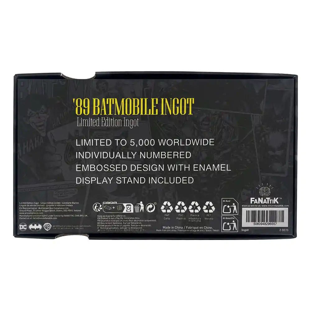 DC Comics Ingot Batman Batmobile XL Limitált kiadás termékfotó