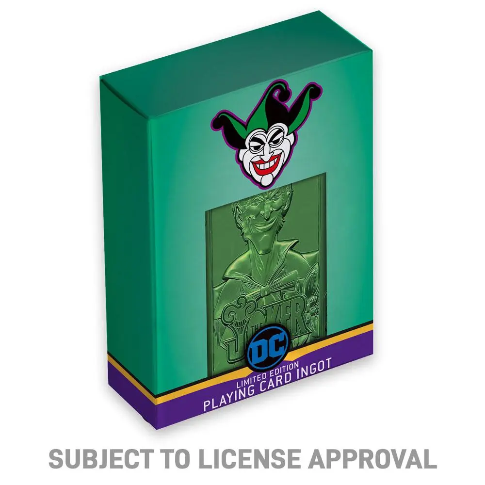 DC Comics Ingot The Joker Playing Card Limitált kiadás termékfotó