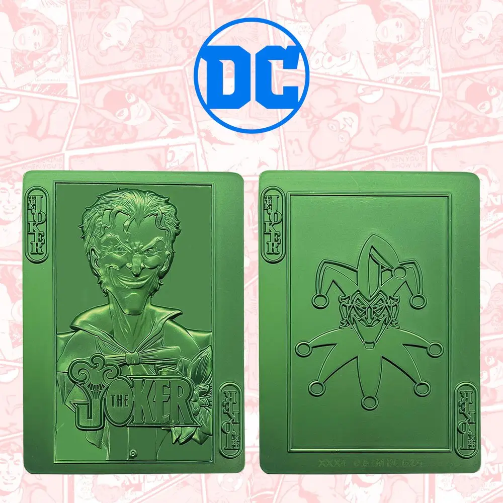 DC Comics Ingot The Joker Playing Card Limitált kiadás termékfotó