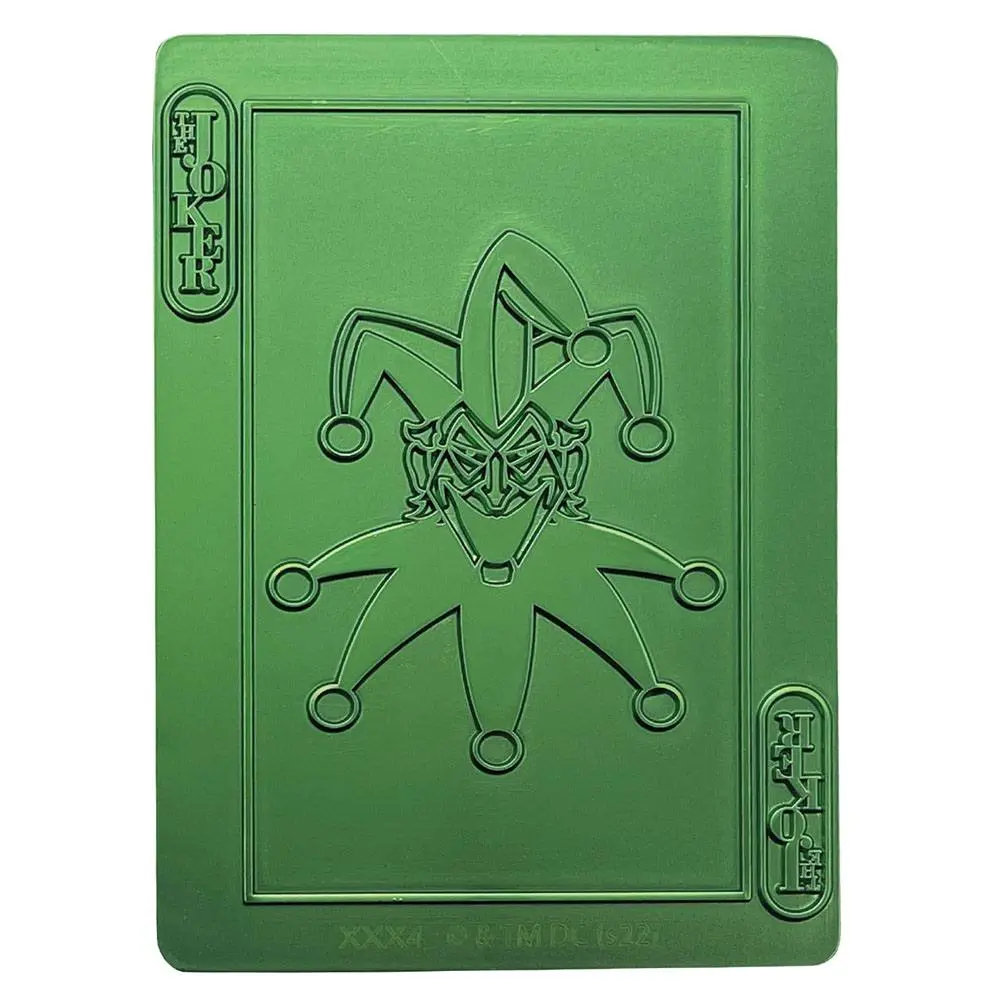 DC Comics Ingot The Joker Playing Card Limitált kiadás termékfotó