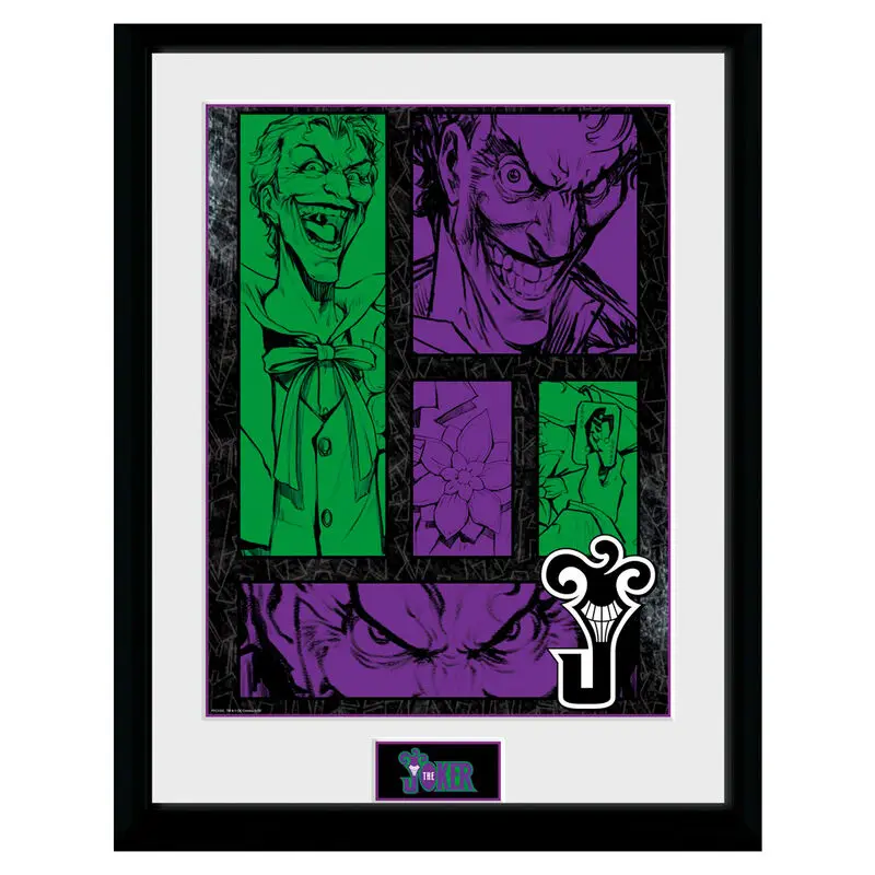 DC Comics Joker Panels bekeretezett poszter termékfotó