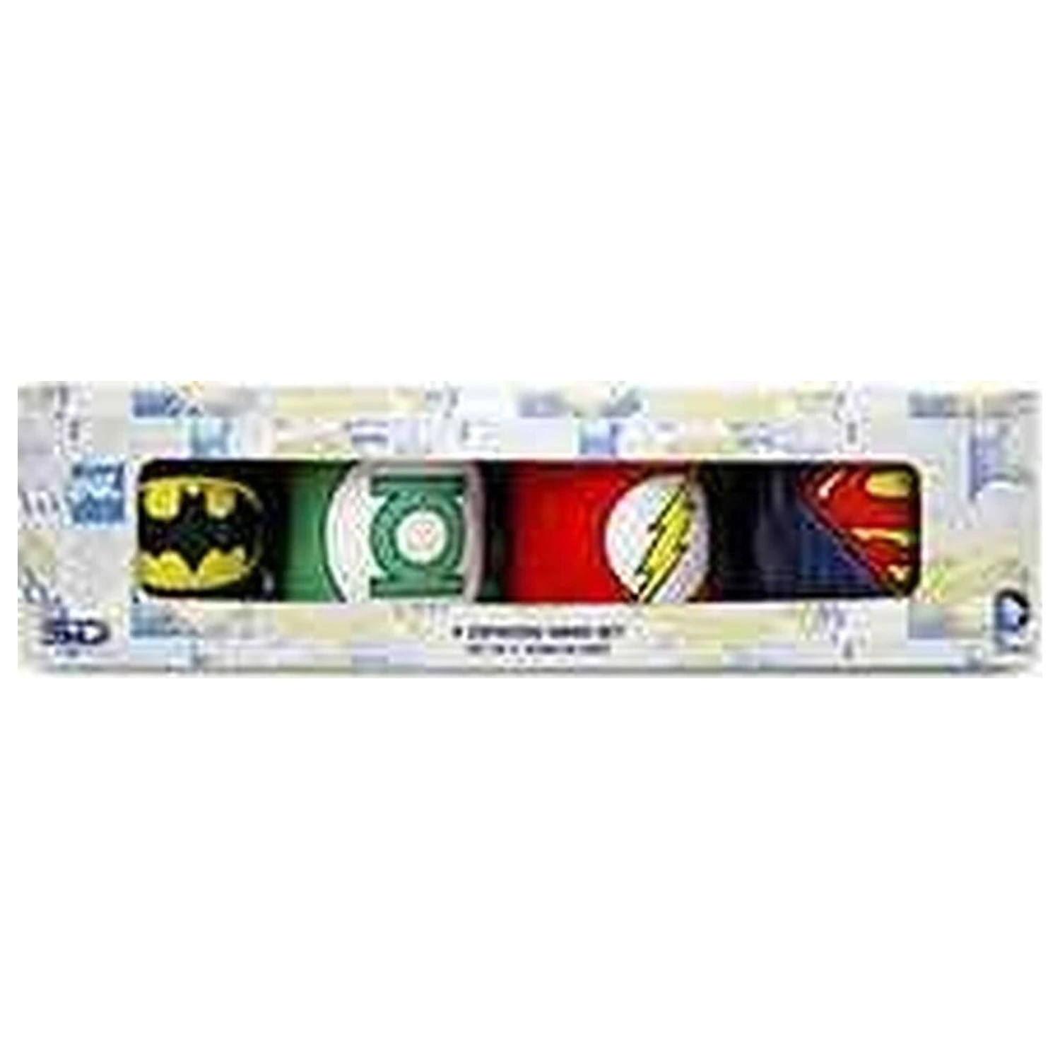 DC Comics Logos 4 db-os Mini kerámia kávés bögre csomag 8 cm  termékfotó