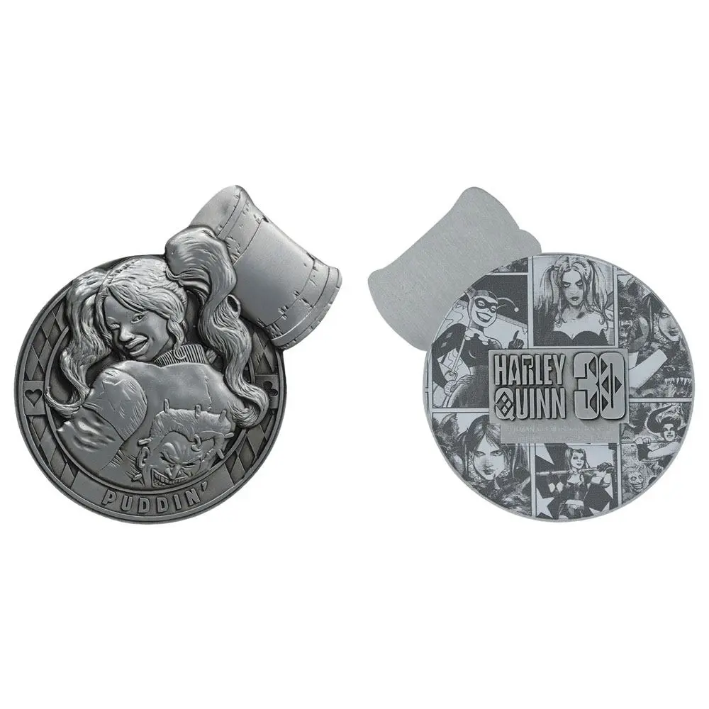 DC Comics Medallion Harley Quinn 30th Anniversary Limitált kiadás termékfotó