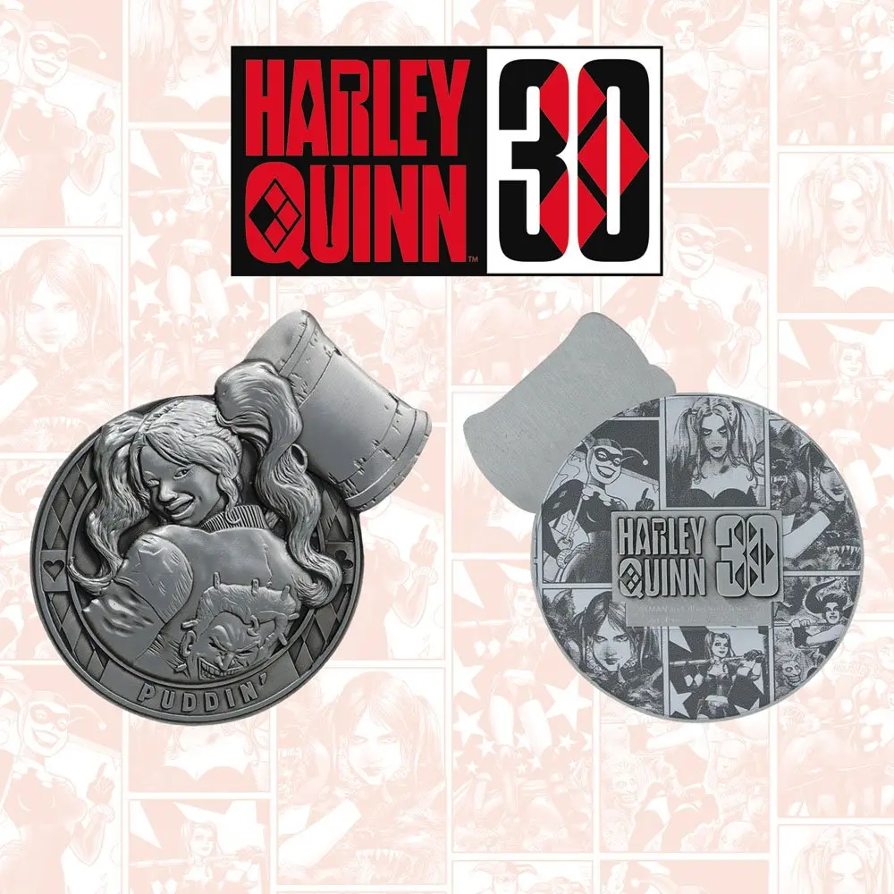 DC Comics Medallion Harley Quinn 30th Anniversary Limitált kiadás termékfotó