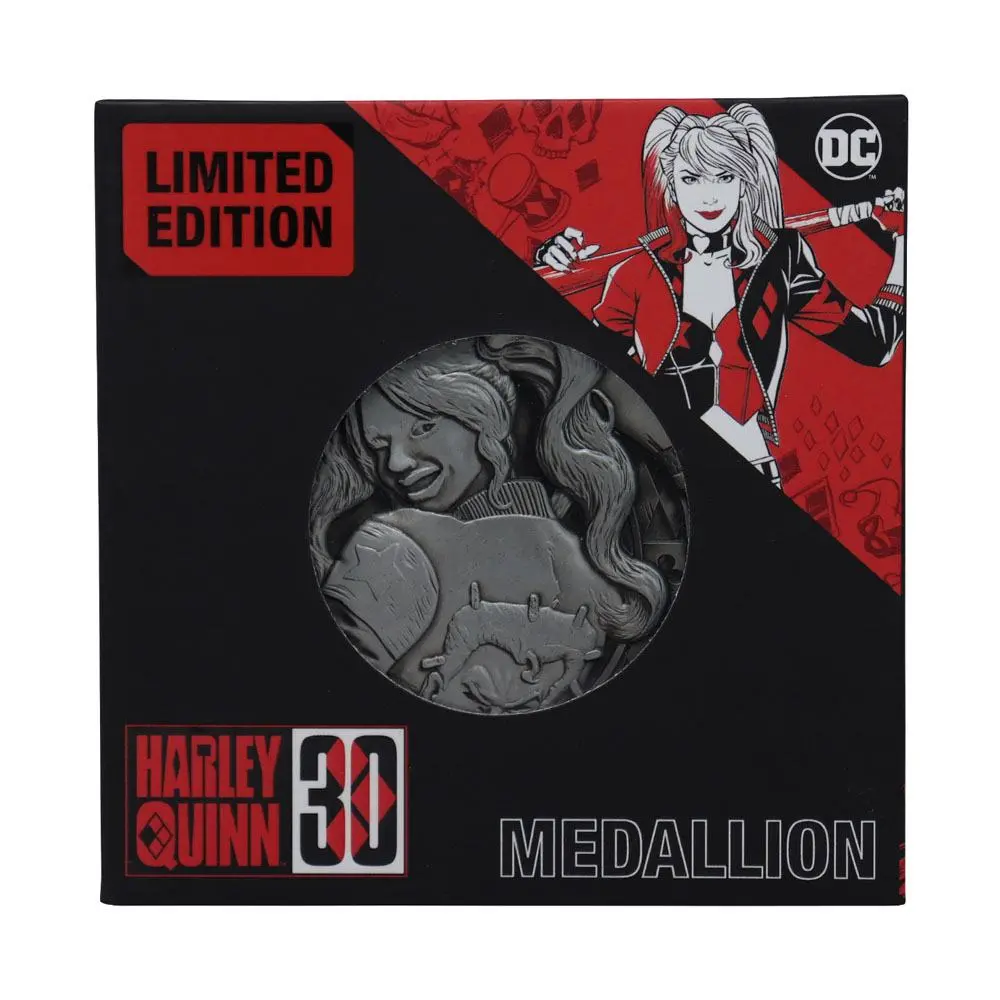 DC Comics Medallion Harley Quinn 30th Anniversary Limitált kiadás termékfotó