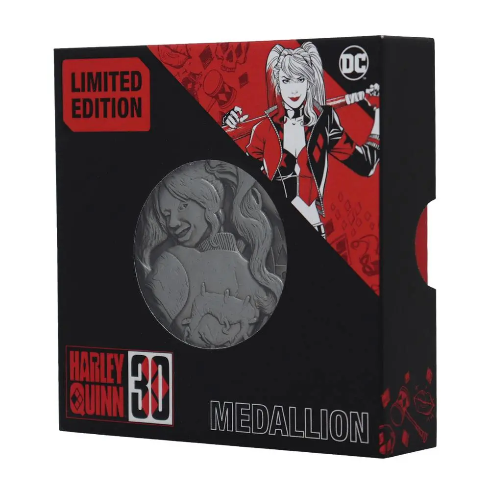 DC Comics Medallion Harley Quinn 30th Anniversary Limitált kiadás termékfotó