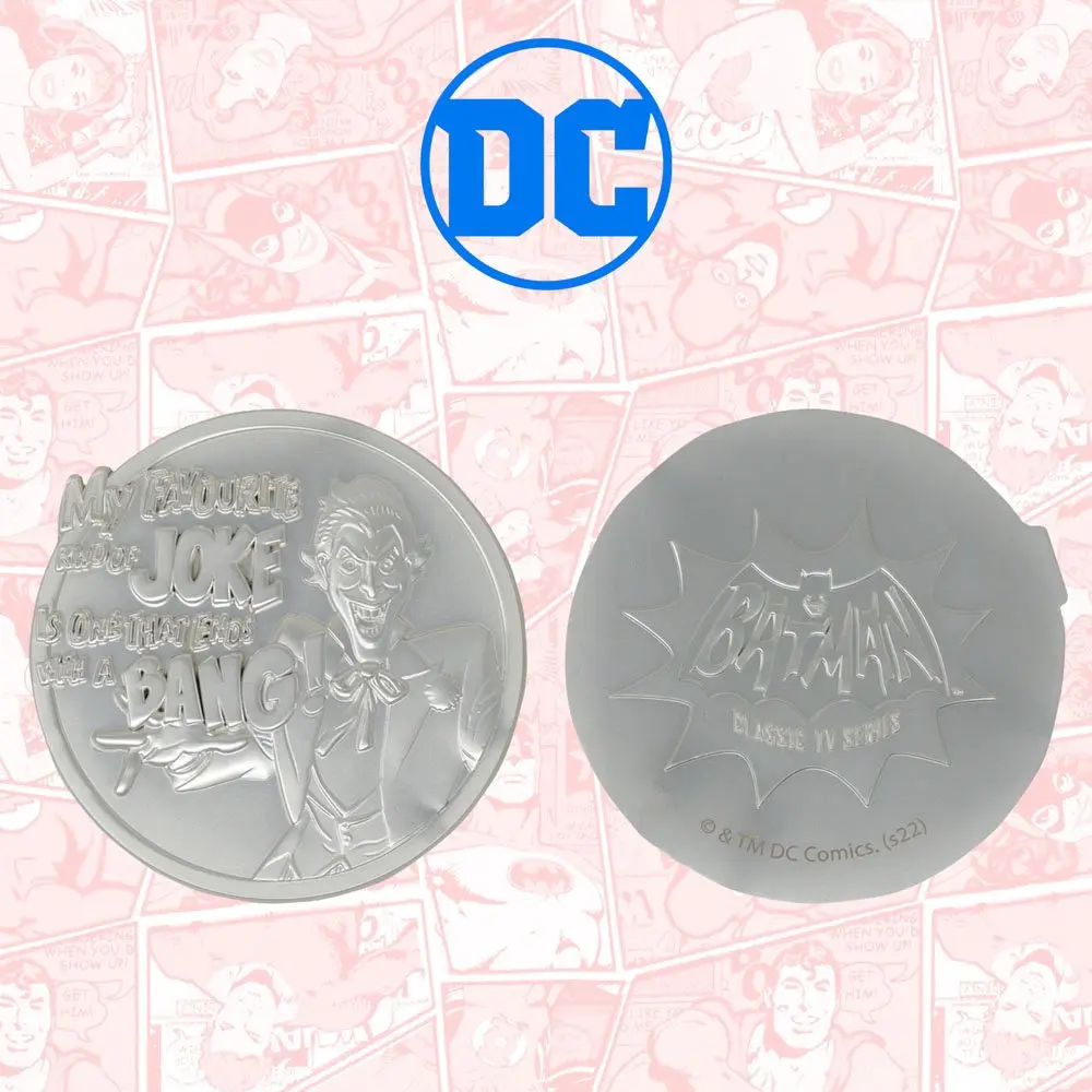 DC Comics Medallion The Joker Limitált kiadás (ezüstözött) termékfotó