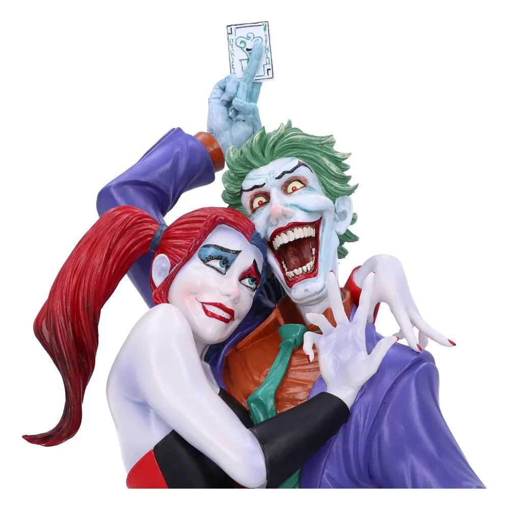 DC Comics mellszobor figura The Joker and Harley Quinn 37 cm termékfotó