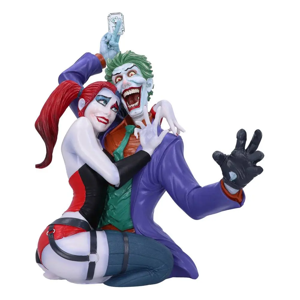 DC Comics mellszobor figura The Joker and Harley Quinn 37 cm termékfotó