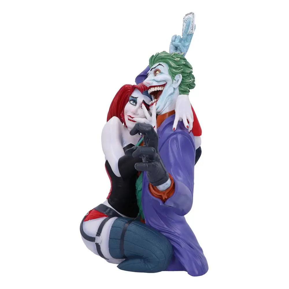 DC Comics mellszobor figura The Joker and Harley Quinn 37 cm termékfotó