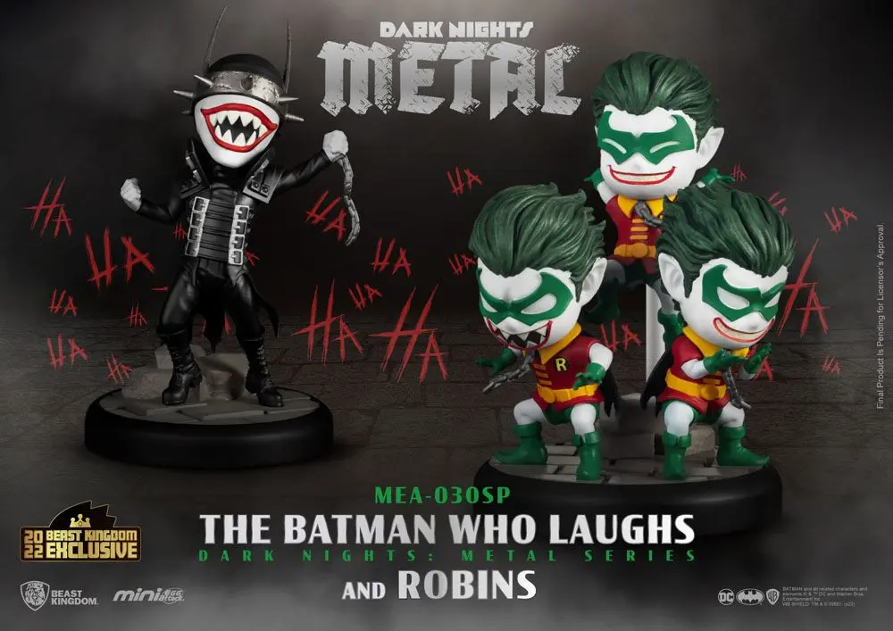 DC Comics Mini Egg Attack figura csomag Dark Nights: Metal The Batman Who Laughs & Robin Minions 8 cm termékfotó