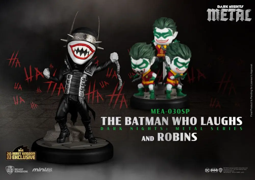 DC Comics Mini Egg Attack figura csomag Dark Nights: Metal The Batman Who Laughs & Robin Minions 8 cm termékfotó