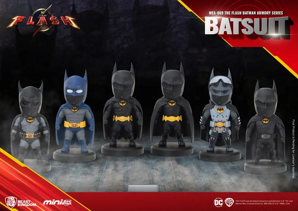 DC Comics Mini Egg Attack figura The Flash Series Batman Armory Blind Box 6 + 1 db-os csomag 8 cm termékfotó