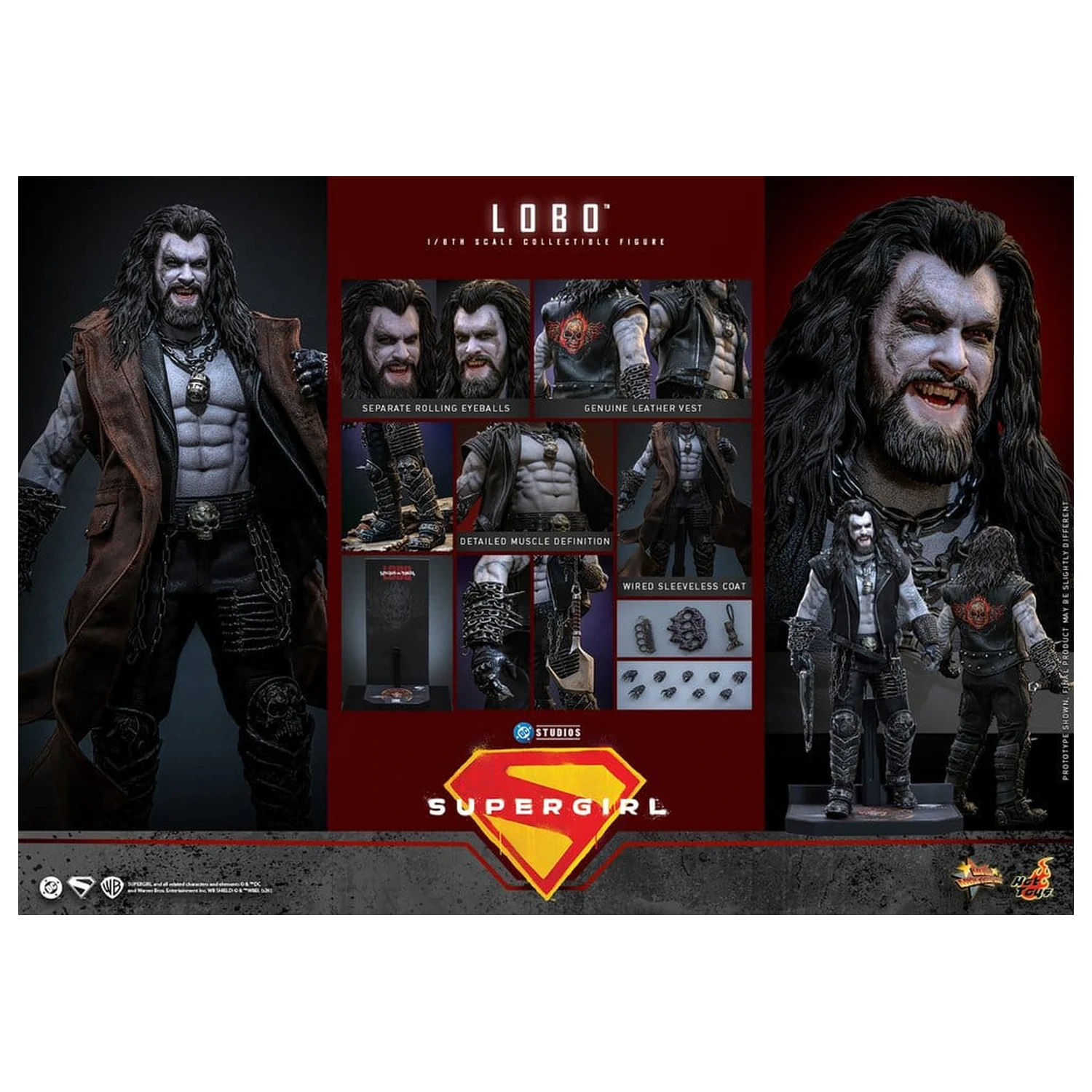 DC Comics Movie Masterpiece akciófigura 1/6 Lobo 33 cm termékfotó