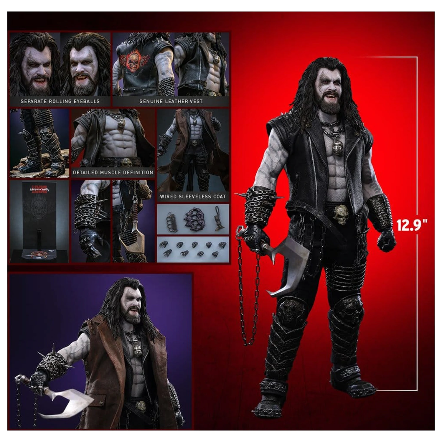 DC Comics Movie Masterpiece akciófigura 1/6 Lobo 33 cm termékfotó