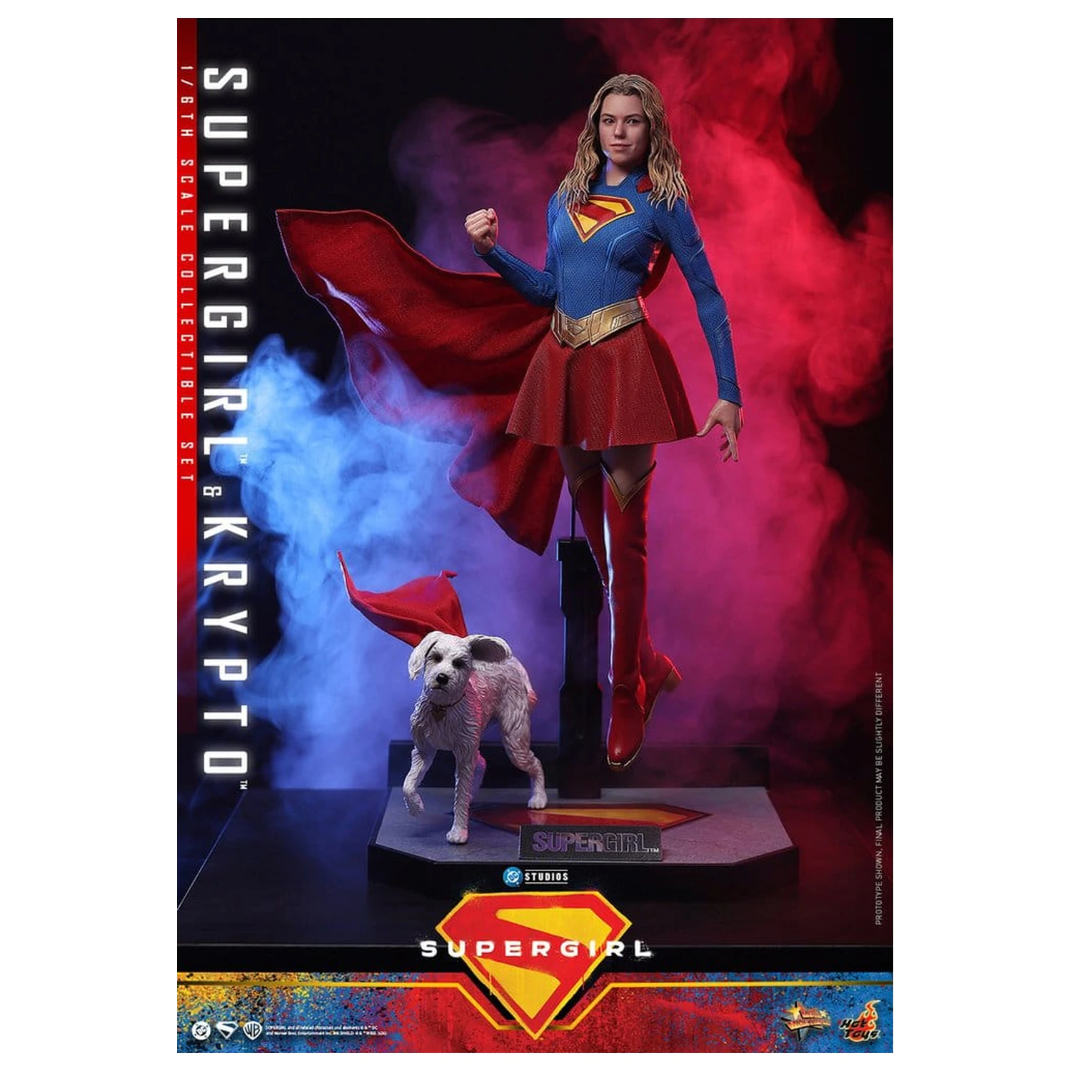 DC Comics Movie Masterpiece akciófigura csomag Supergirl & Krypto 28 cm termékfotó