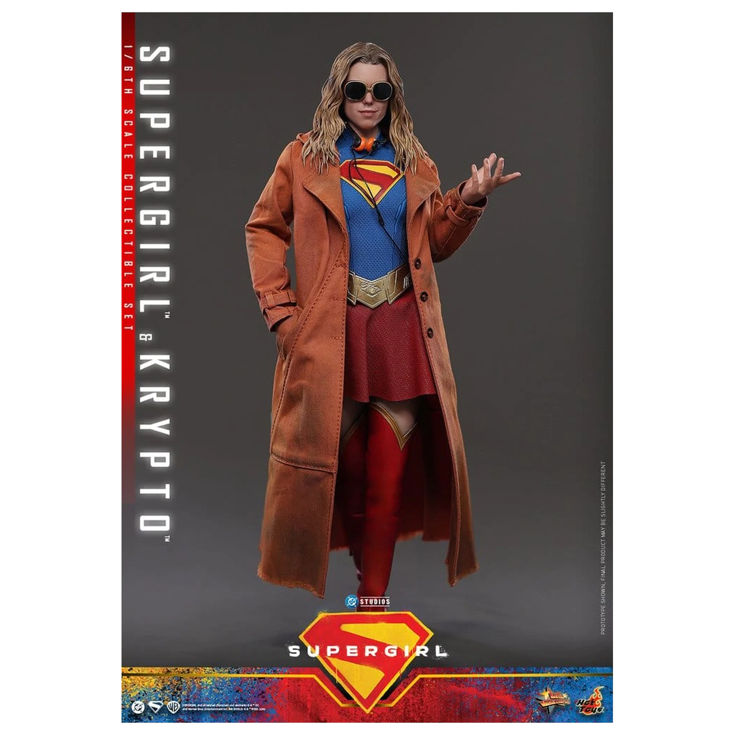 DC Comics Movie Masterpiece akciófigura csomag Supergirl & Krypto 28 cm termékfotó