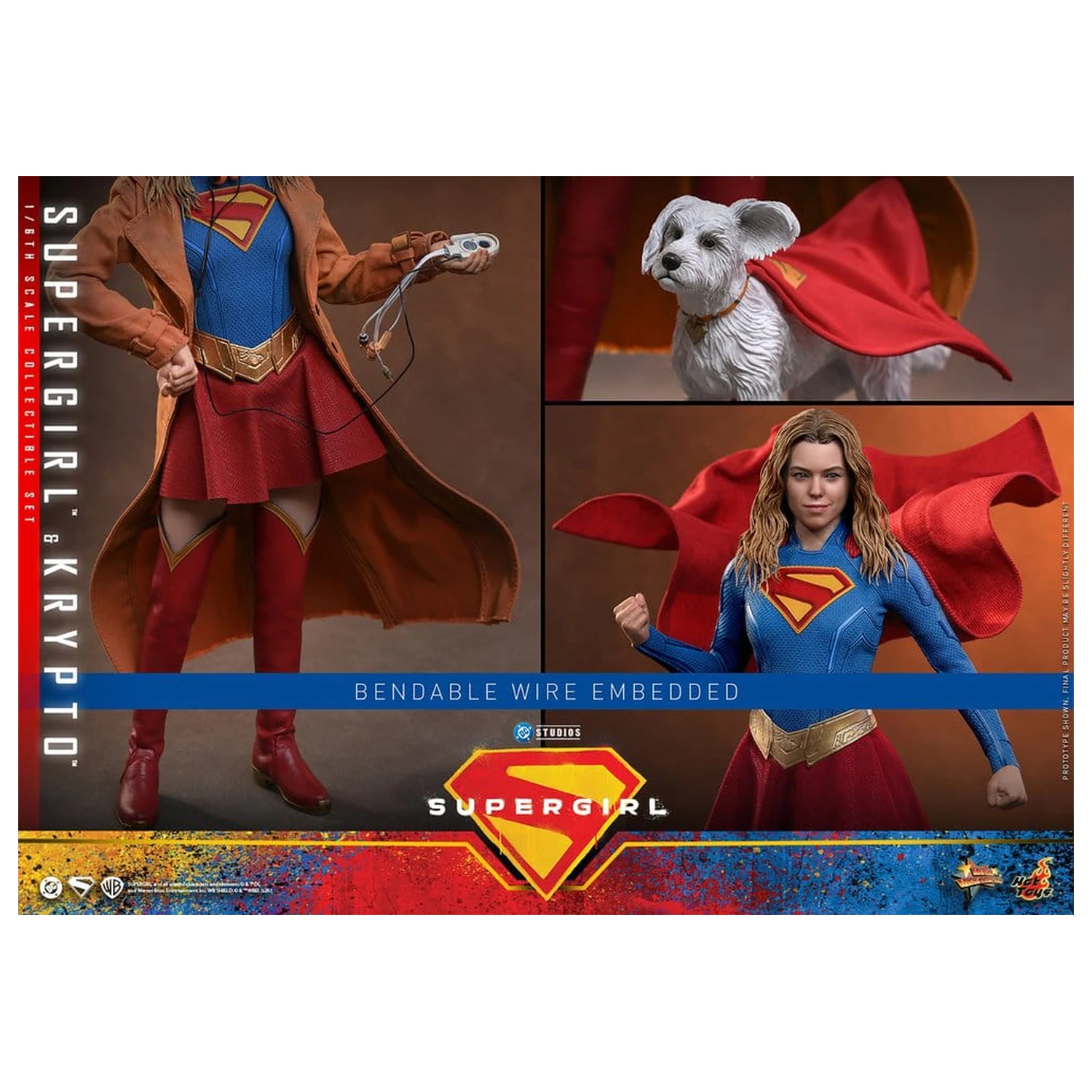 DC Comics Movie Masterpiece akciófigura csomag Supergirl & Krypto 28 cm termékfotó