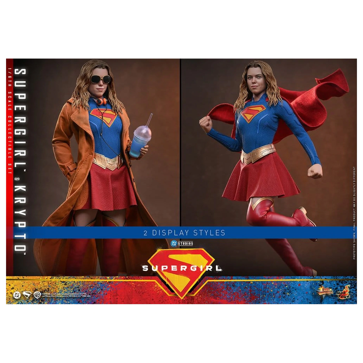 DC Comics Movie Masterpiece akciófigura csomag Supergirl & Krypto 28 cm termékfotó