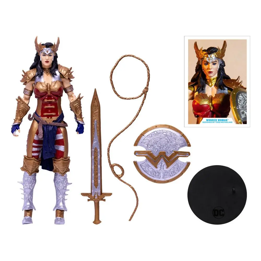 DC Multiverse Action Figure Wonder Woman Designed by Todd McFarlane (Gold Label) figura 18 cm termékfotó