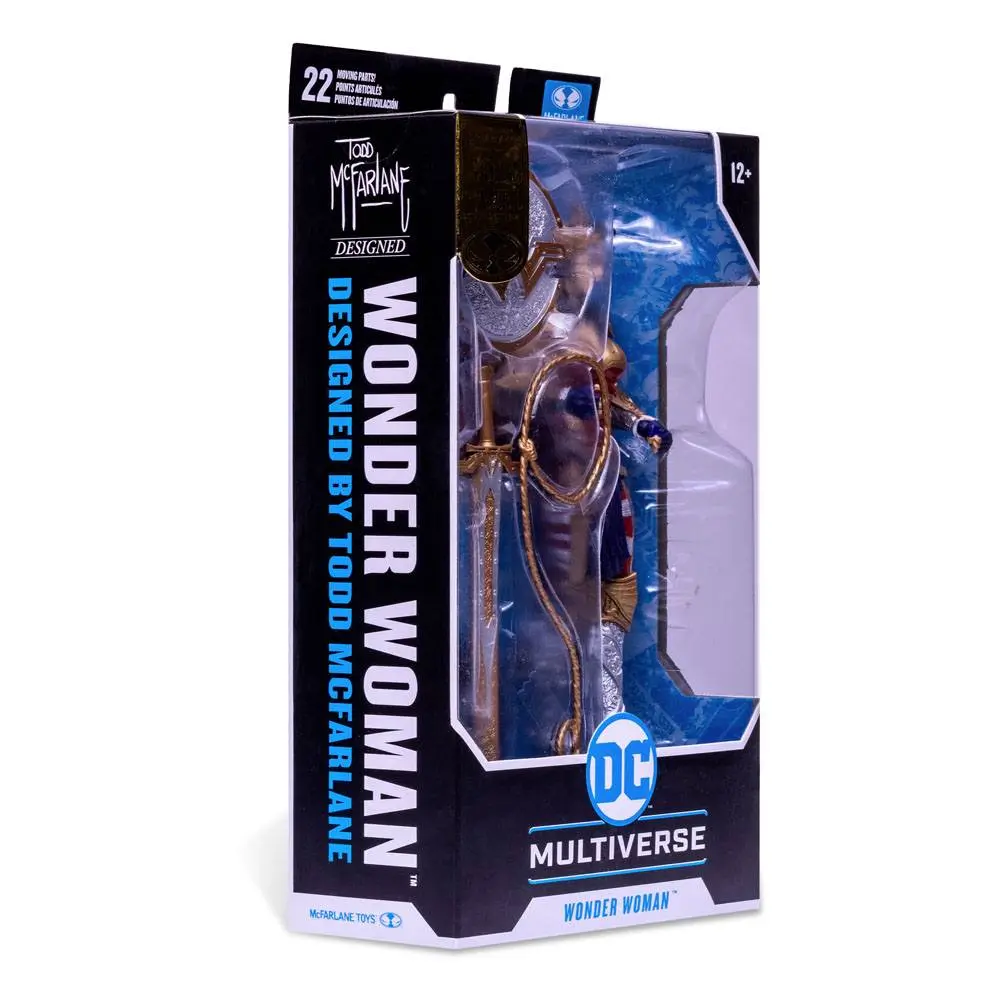 DC Multiverse Action Figure Wonder Woman Designed by Todd McFarlane (Gold Label) figura 18 cm termékfotó