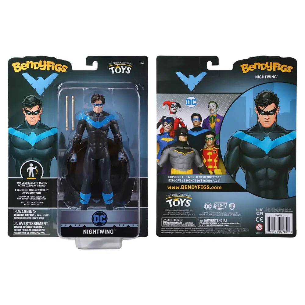 DC Comics Nightwing Bendyfigs figura 19cm termékfotó