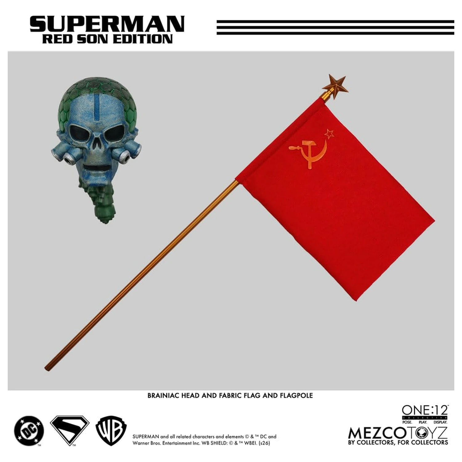 DC Comics One:12 Collective 1/12 Superman: Red Son akciófigura 17 cm termékfotó